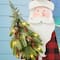 Glitzhome® 36'' Lighted Wooden Santa Porch Décor